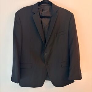Calvin Klein Men’s Black Wool Blazer 44S